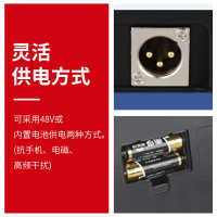 润普Runpu RP-YXD812 国产化专业有线电容会议麦克风台式鹅颈话筒方杆短杆可插拔式航空插四针咪杆