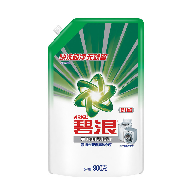 碧浪 机洗超净 洗衣液900g(单位:袋)