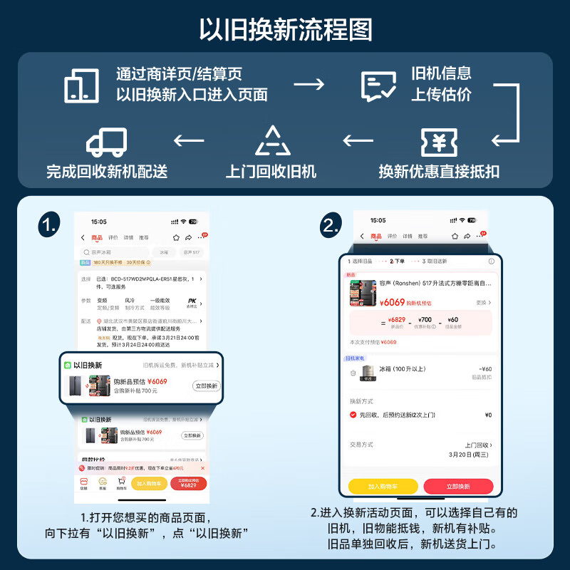 容声BCD-222WD12NY高清大图