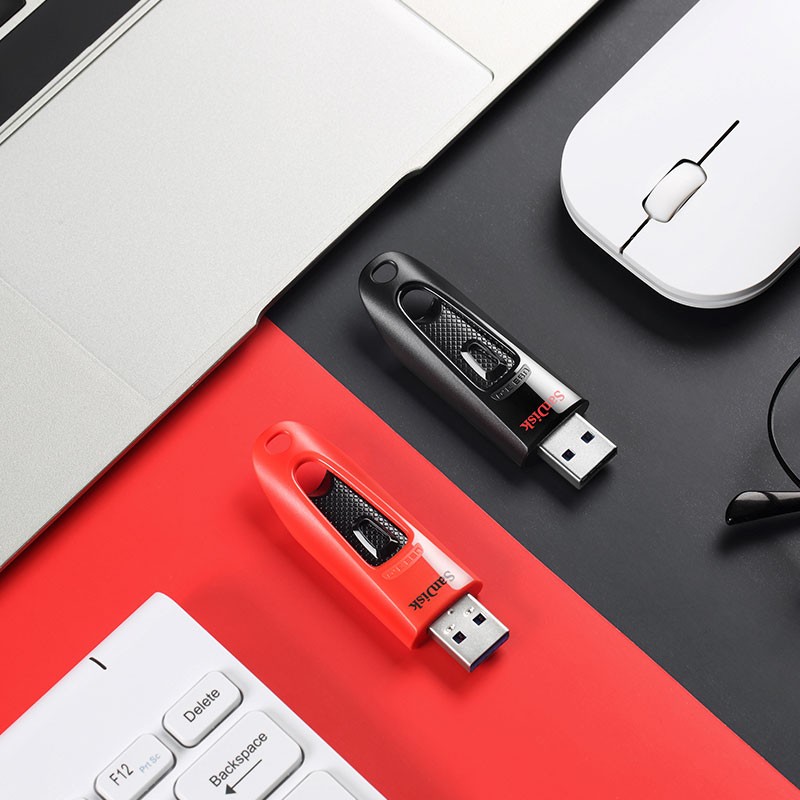 闪迪(SanDisk)64GB USB3.0 U盘 CZ48至尊高速 黑色 经典USB3.0 U盘 单位 个高清大图