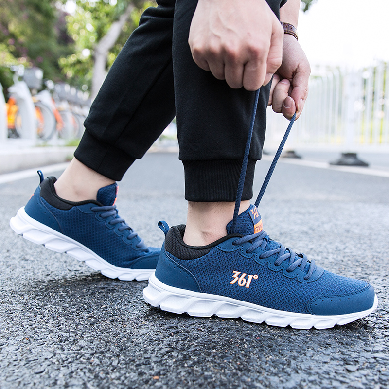 361男鞋运动鞋夏季新款网面透气361度男士休闲男鞋薄款跑步鞋