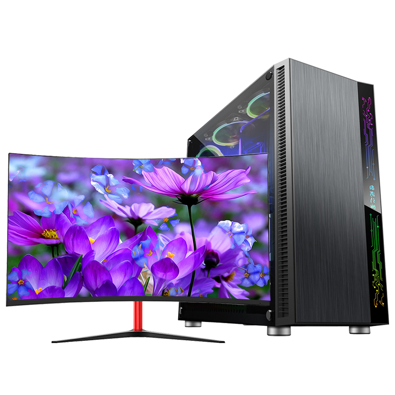 世纪之星 i9级八核至强E5 2660/GTX1050 4G独显/16GB内存/256GB固态 家用办公LOL游戏电脑 台式机 组装电脑 台式电脑 电脑主机 吃鸡+27英寸全套