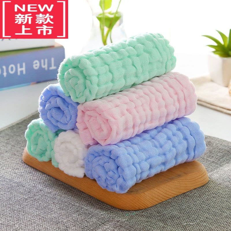 可莉允婴儿口水巾纱布毛巾宝宝用品儿童手帕新生幼儿超软洗脸小方巾图片