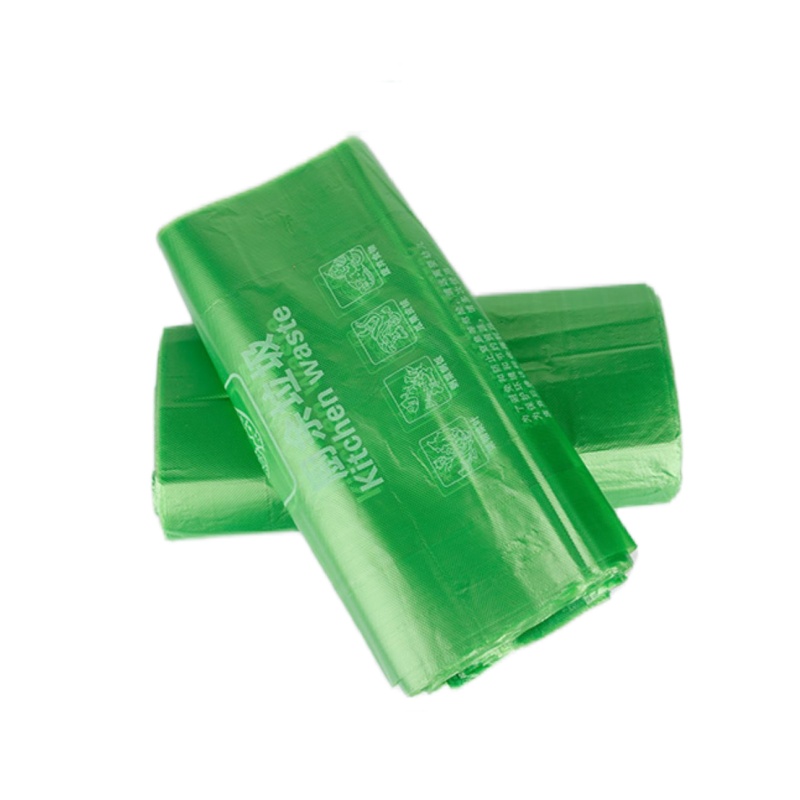 攸形 绿色垃圾袋高清大图