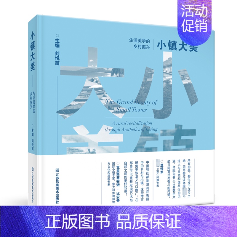 【正版】书籍 小镇大美:生活美学的乡村振兴 刘悦笛 江苏凤凰社 旅游地图 9787574108660