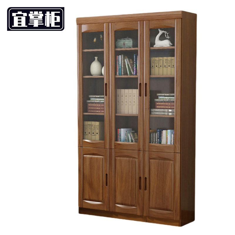 宜掌柜 三门书柜 1.2米 台高清大图