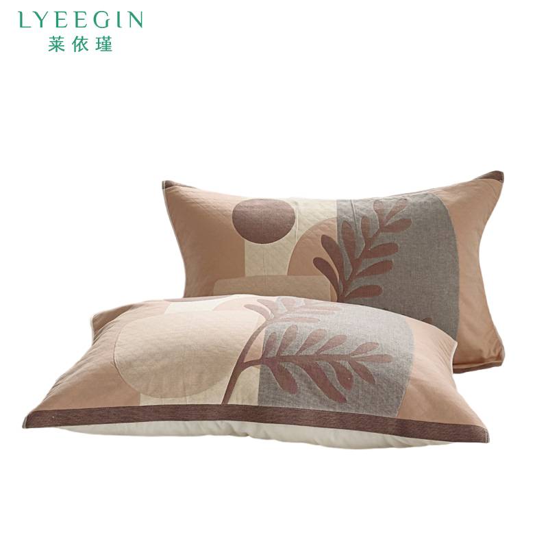 莱依瑾 纱布 枕巾 52*78cm/对高清大图