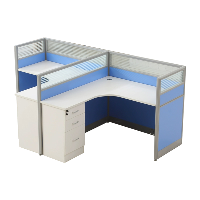 中豫鑫泽 ZYXZ5031849 简约屏风办公桌员工卡座隔断职员电脑桌 T型双人位