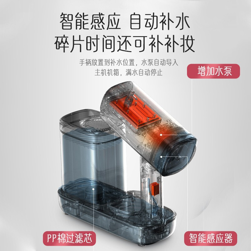 美的手持挂烫机便携式家用蒸汽电熨斗宿舍小型手熨衣机