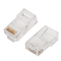 晶华 五类水晶 网络网线缆对接水晶头连接电脑路由器wifi网络猫 100个/盒 (单位:件