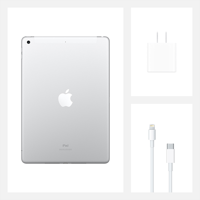 2020新款 Apple iPad 10.2英寸 32G(Wi-Fi + Cellular)平板电脑 MYMX2CH/A 银色