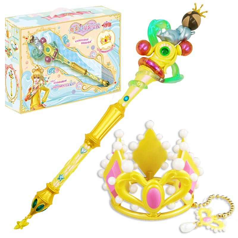 棒罗丽变身器心蕊宝杖叶萝莉夜萝莉女孩玩具魔法棒亮彩星彩宝杖参数