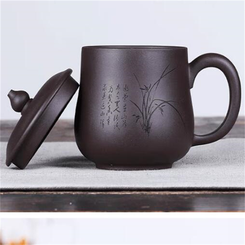 环杰紫砂杯HJ-1173办公杯420ml