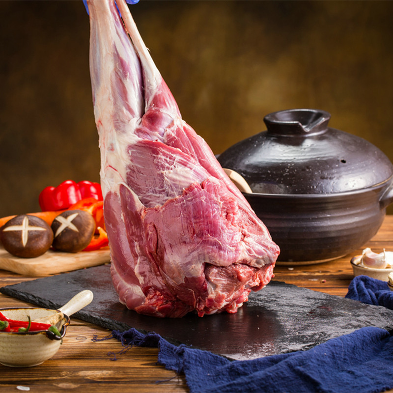 阿牧特 内蒙古带骨羊后腿4斤 内蒙古锡林郭勒草原羊肉 小肥羊肉业出品
