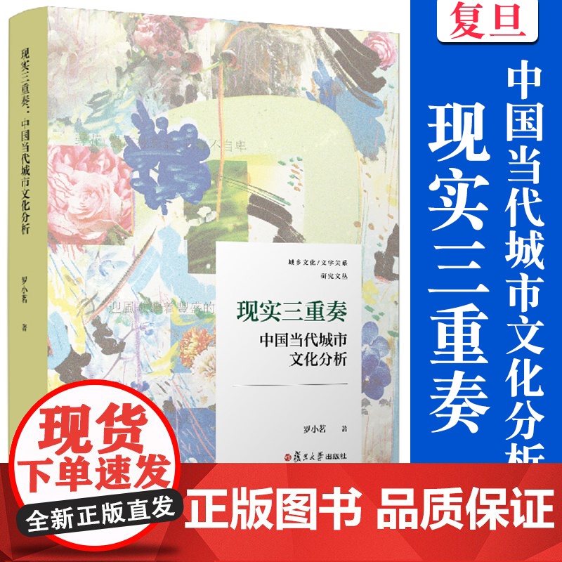 现实三重奏:中国当代城市文化分析 罗小茗著 复旦大学出版社 城乡文化文学关系研究文丛高清大图