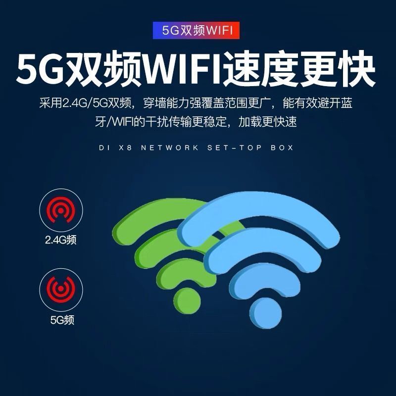 华为悦盒智能4k高清语音网络电视机顶盒5g双频蓝牙无线wifi全网通