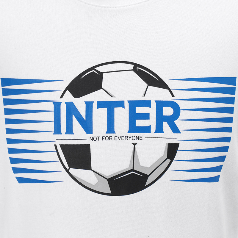 国际米兰俱乐部Inter Milan官方2020夏季男新款T恤简约时尚运动休闲短袖圆领套头衫高档棉氨印花设计感宽松上衣