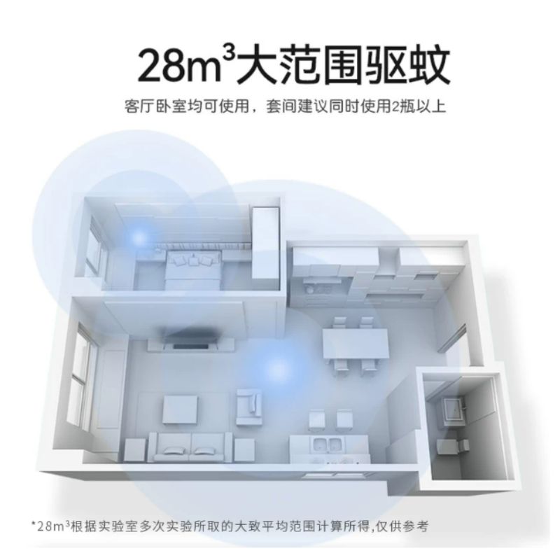 金鹿电热蚊香液 家用装2瓶+1器 插电式无味驱蚊液防蚊 六神高清大图