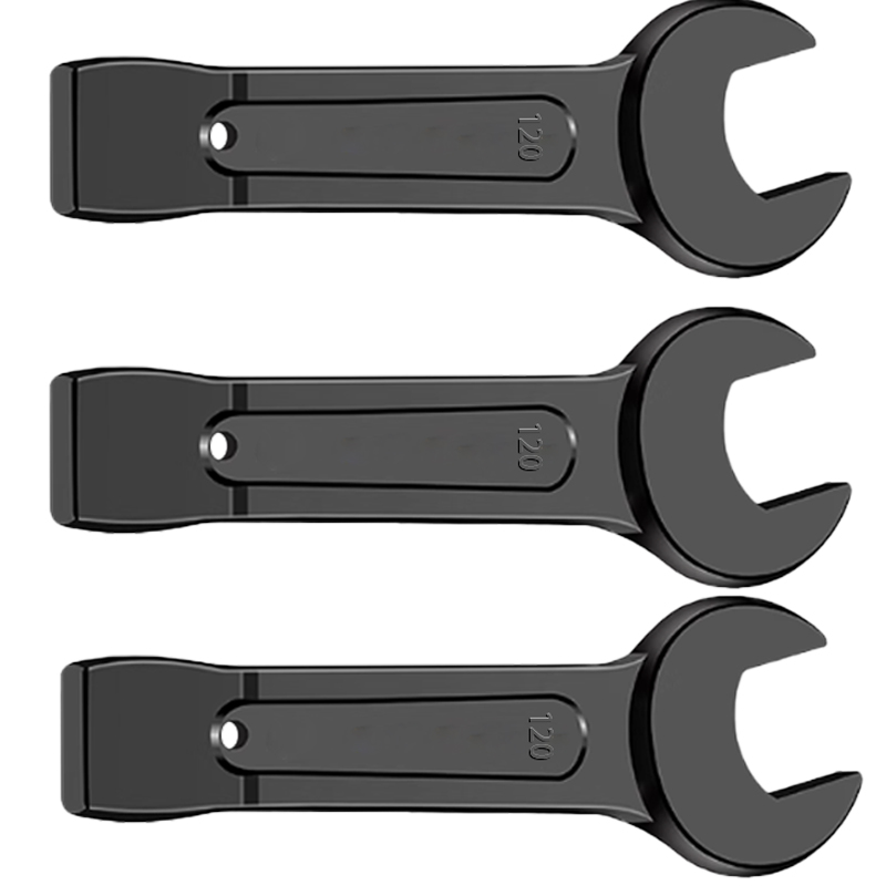 立伟铁牛敲击呆扳手120mm/把高清大图