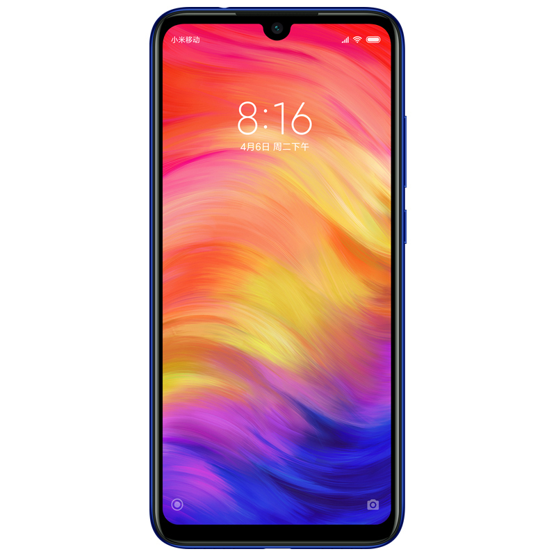 [原封]小米Redmi Note7 AI双摄 3GB+32GB 蓝色 全网通4G 双卡双待 水滴全面屏拍照智能手机