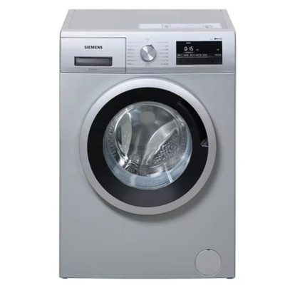 西门子(siemens) WM12N1E80W 8公斤 变频滚筒洗衣机(银色) 中途添衣 专业除菌设计