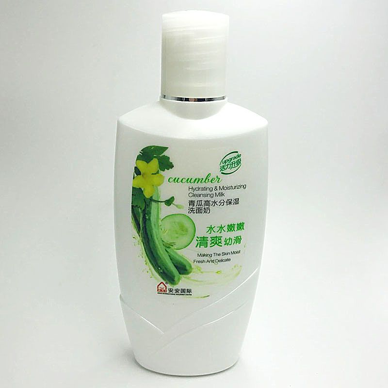 安安金洗面奶200g青瓜高水分保湿芦荟弹性紧致珍珠光润营养洗面奶 青瓜高水分洗面奶