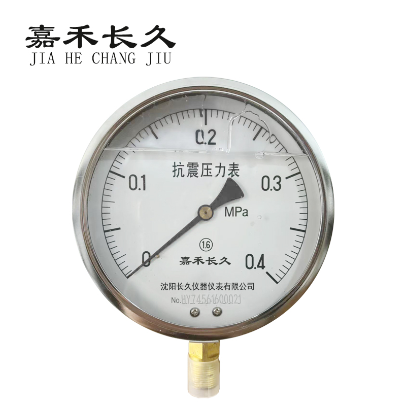 嘉禾长久 耐震压力表 检测型 YTN150 块高清大图