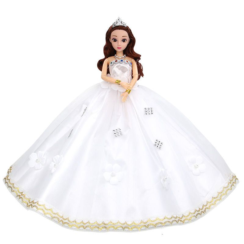 超大裙摆洋嘿喽芭比娃娃套装大礼盒儿童女孩公主玩具生日礼物布1号