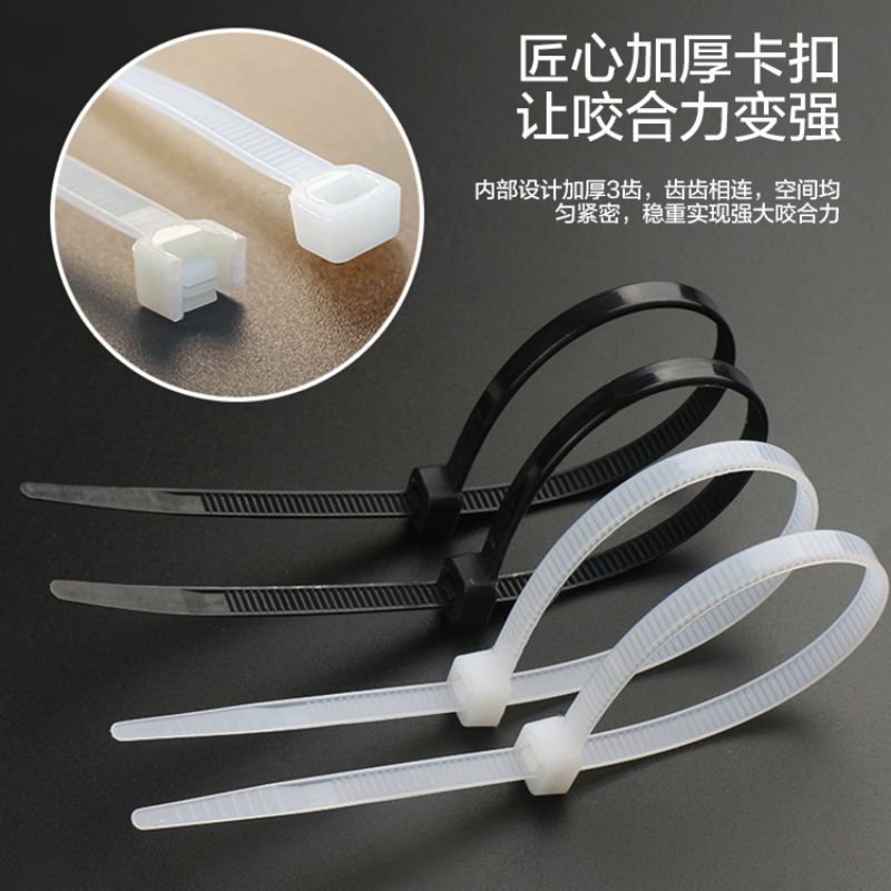国标扎带 4*250(宽度2.7MM 长度25厘米) 10万根