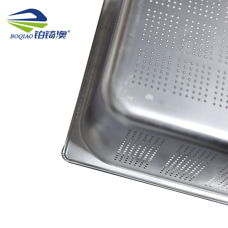 铂锜澳 304不锈钢冲孔份数盆/个高清大图