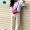 2020夏天小胸包女斜跨百搭斜挎复古饺子包潮ins风街头高级感腰包NEW LAKE女斜挎包