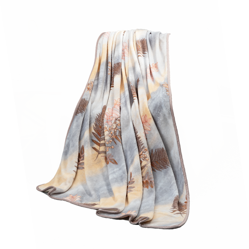 水星家纺 秋日温情法兰绒毯126359 180cm*200cm