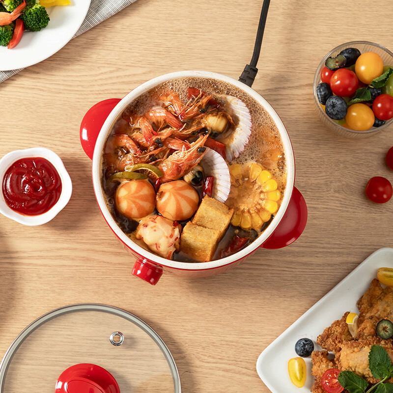 大嘴猴(Paul Frank) 电煮小火锅DZH-H1003电煮锅宿舍1-2人食泡面小电火锅高清大图