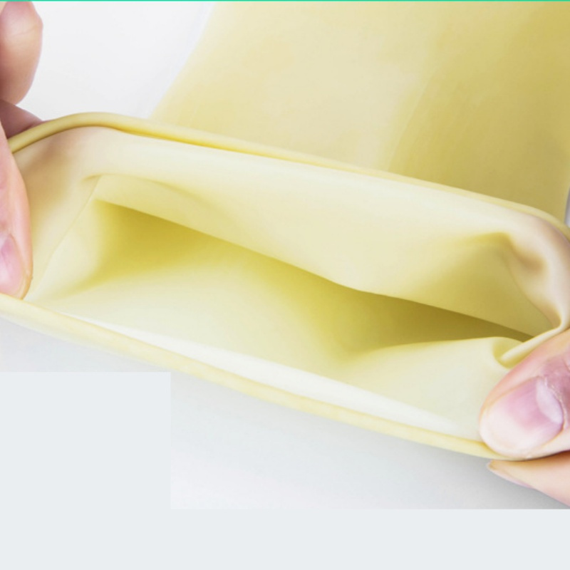 阿祺果 橡胶手套 黄色m-L 双高清大图