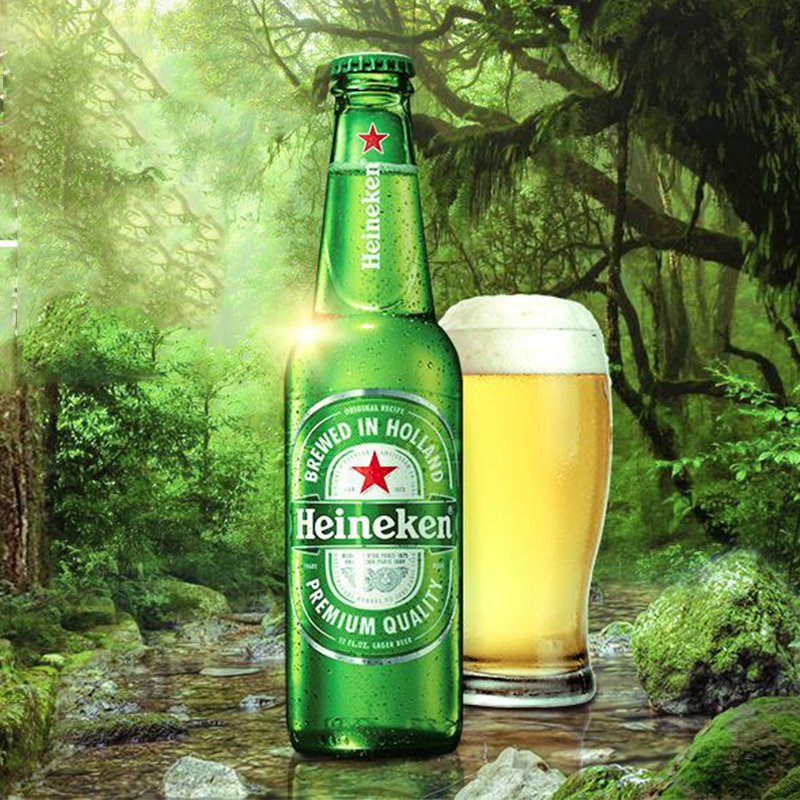 喜力啤酒500ml单瓶装