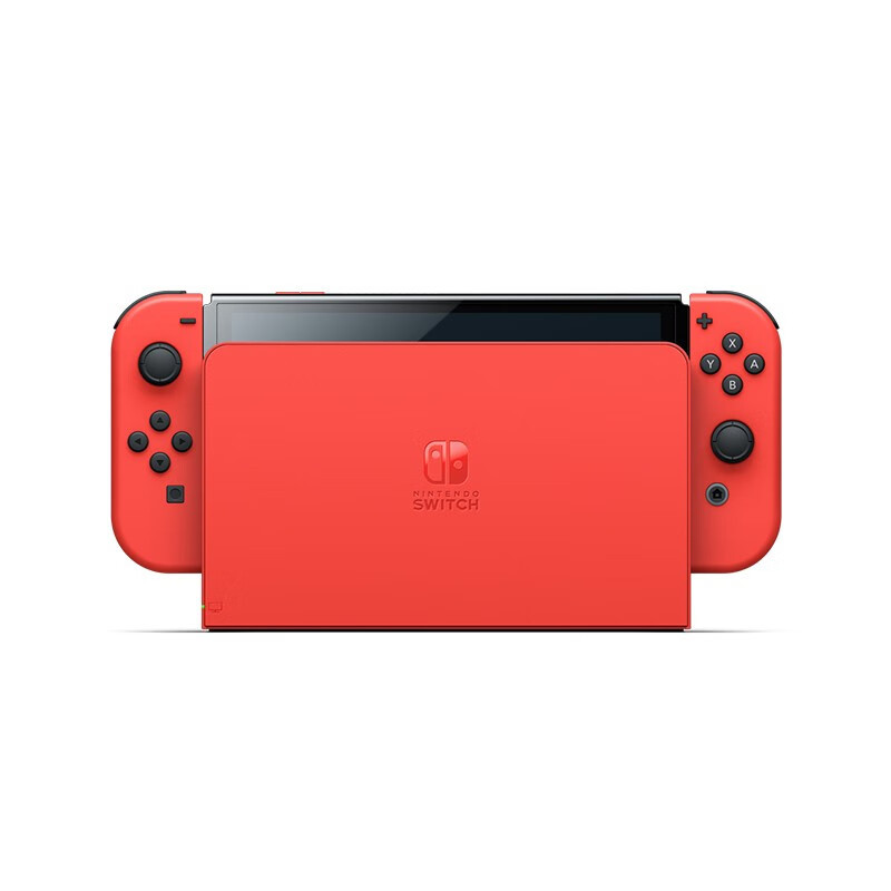 任天堂Nintendo Switch oled加强日版便携家用ns体感游戏机掌机 日版OLED主机 马力欧红色