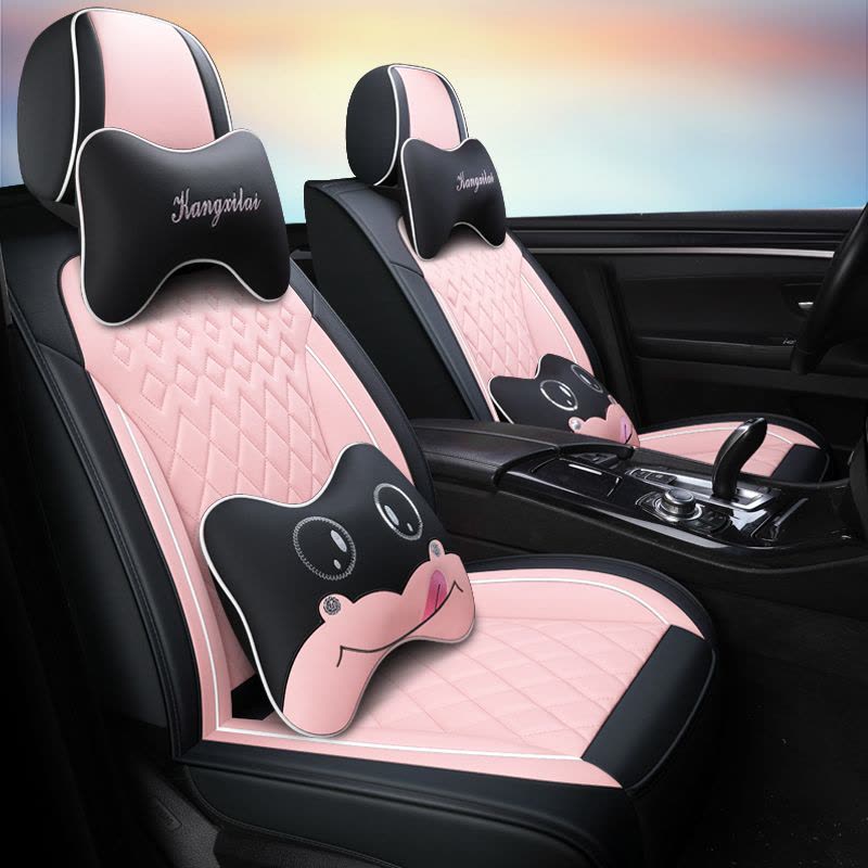 致驾2019款新一代本田凌派汽车坐垫卡通专用广本凌派四季皮革全包座套朗逸速腾凌渡途观帕萨特专用座垫图片