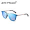 JIM HALO太阳镜品牌男士女士款时尚潮款街拍网红防紫外防辐射线墨镜新款炫彩变色旅行者金属框无框眼镜HFX0012