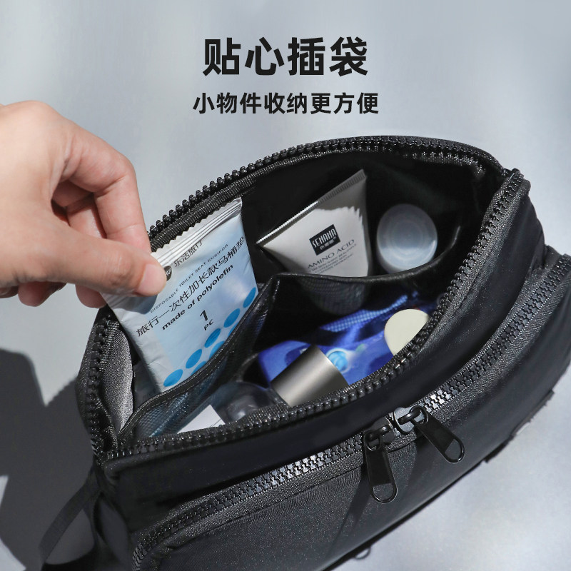 乐活旅行男士简约洗漱包高清大图