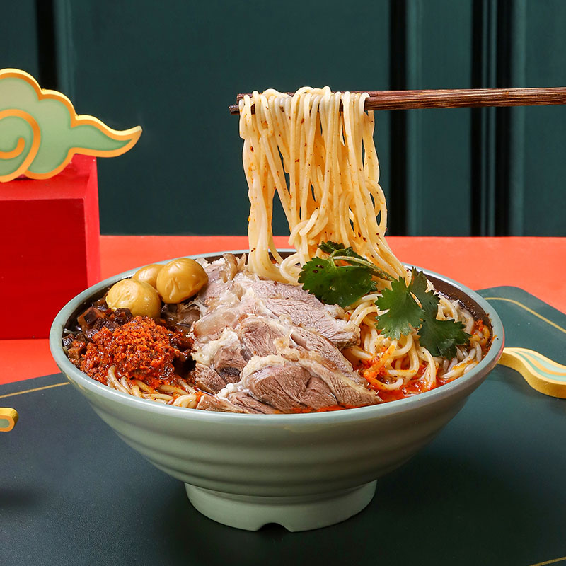 牛肉酱香冷面370g/袋沛县广电冷面米线徐州特产真空包装酱香口味高清大图