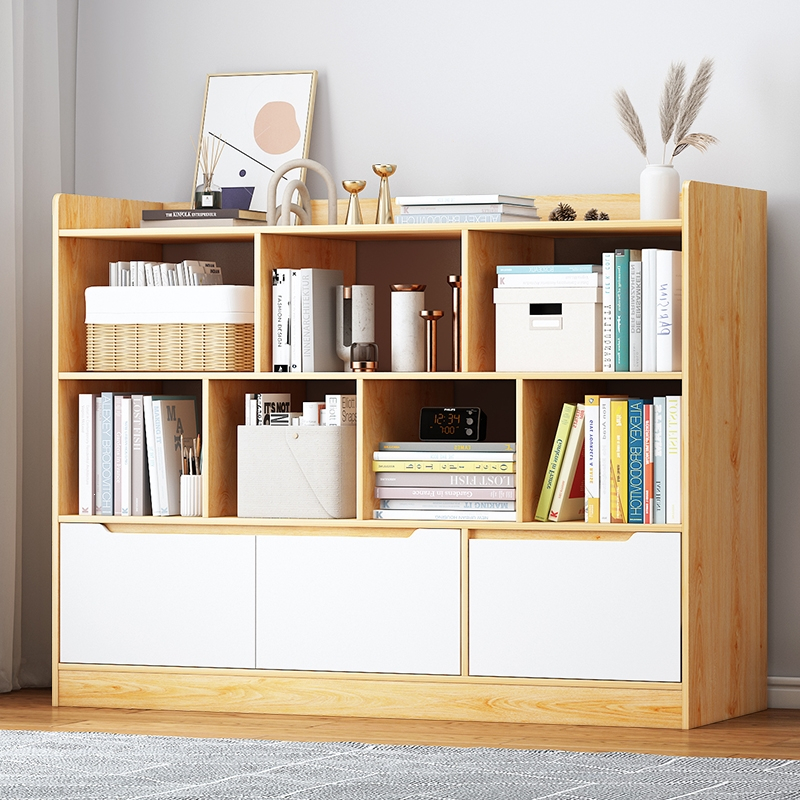 小书柜带门自由组合多功能落地 阿斯卡利(ascari)储物柜子学生收纳架