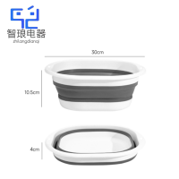 万允 折叠脸盆 中号30cm/个(中号30cm)
