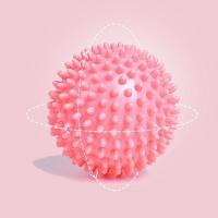 环形夹腿按摩器滚轮泡沫滚轴瘦小腿部肌肉消除放松学生女瘦腿神器 【筋膜球】-樱花粉