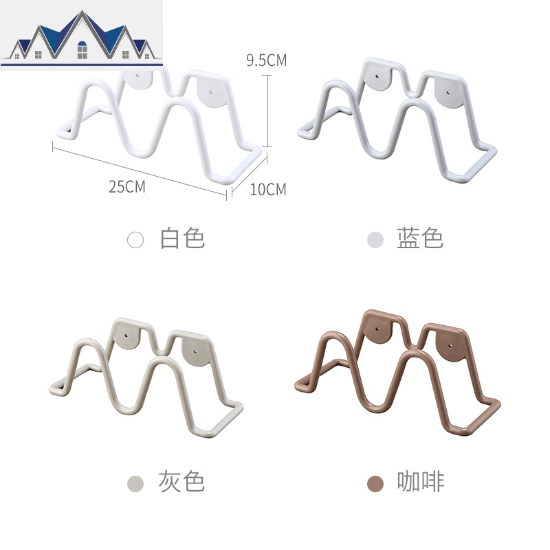 锅盖收纳架锅盖架壁挂免打孔厨房菜板架砧板架案板架菜板架子家用 三维工匠高清大图