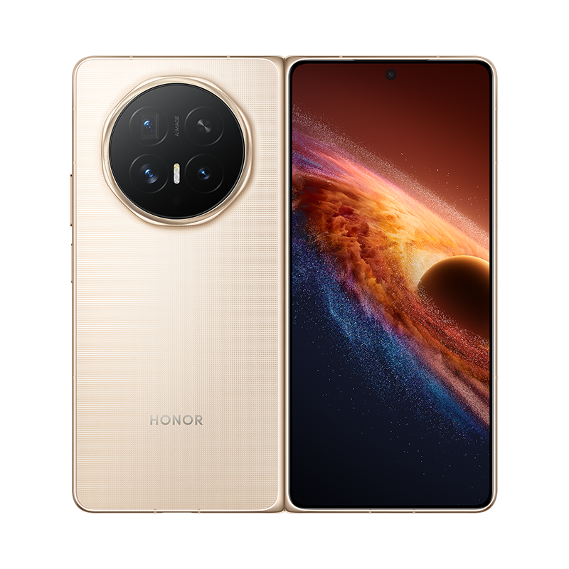 荣耀Magic V6 12+512 PNM-AN10 旭日金 双卡 全网通版 手机 全新荣耀黑钻屏 新一代金刚巨犀玻璃 折叠屏手机高清大图