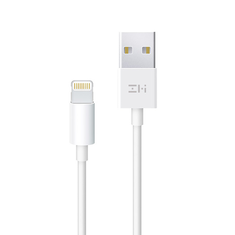 ZMI USB Cable 1m 白色苹果数据充电线 通过苹果MFI认证 支持快充 稳定高效耐用