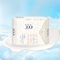 555健康卫生巾绵加长夜用祛味透气姨妈巾290mm10片装