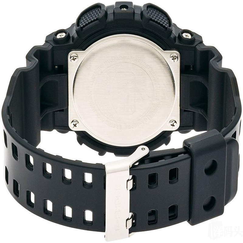 卡西欧（CASIO）手表防水运动手表石英表男表 GA-100CF-1AJF
