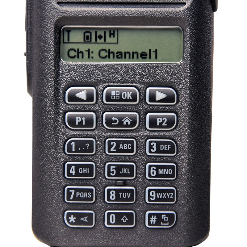 摩托罗拉(MOTOROLA) XIR C2660 数字对讲机 数模兼容便携式全键盘可手动调频手台 黑色 -