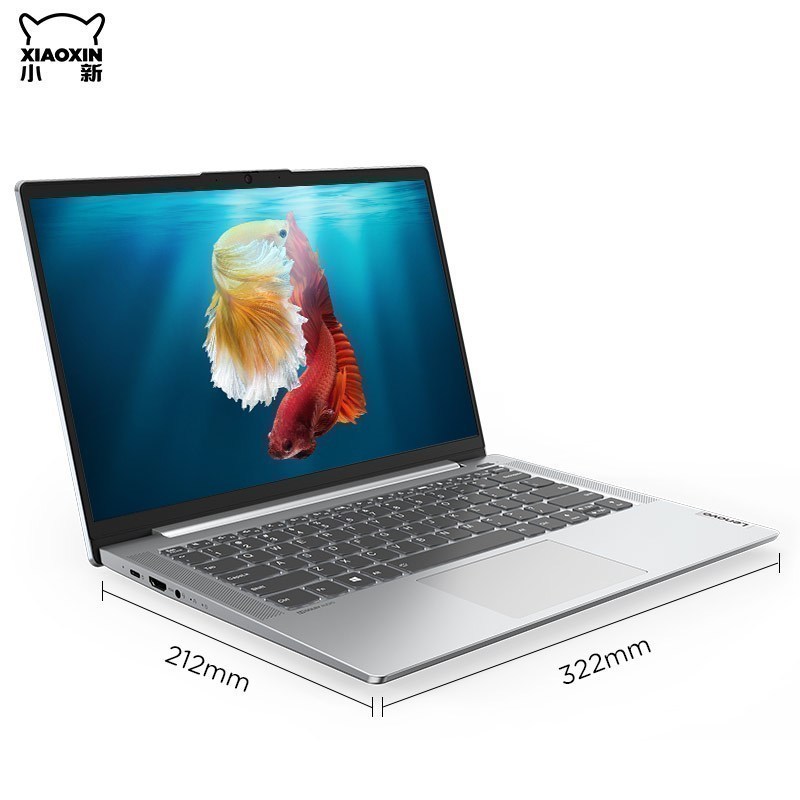 联想(Lenovo)小新Air14 2020新款 14英寸酷睿i5 窄边框轻薄本学生笔记本电脑(I5-1035G1 16G MX350 2G独显 512G SSD 高色域)银